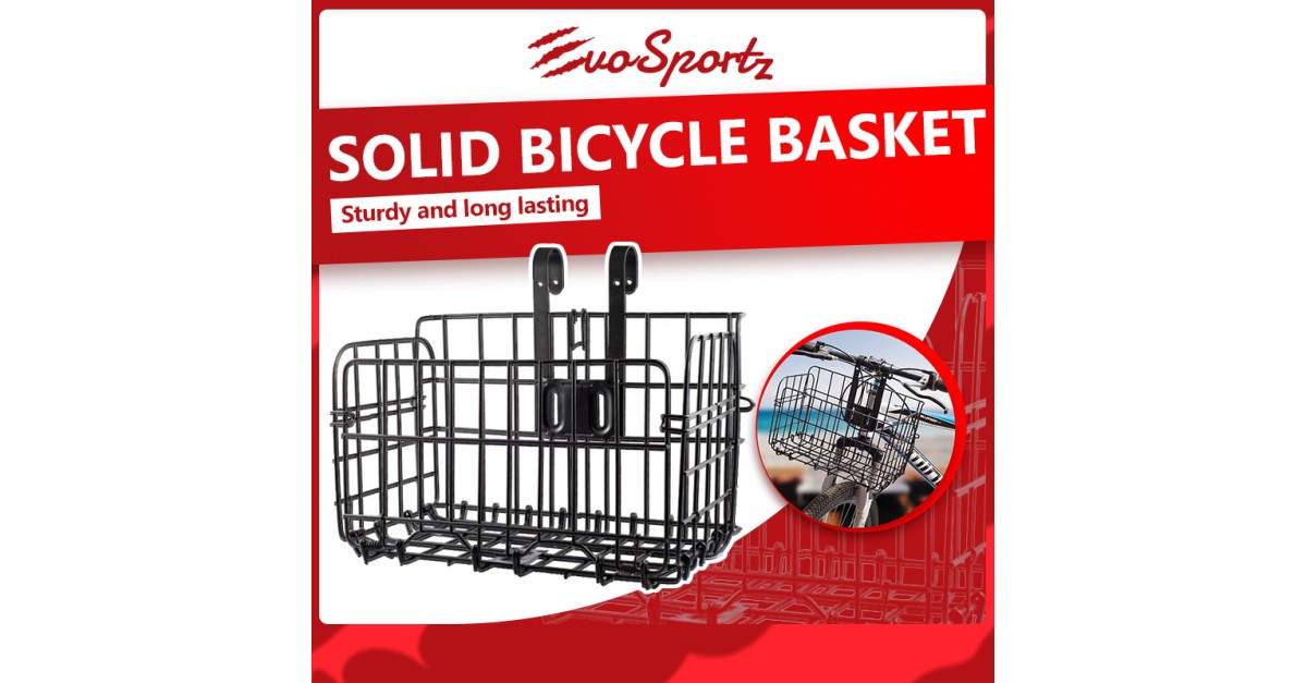 Solid Bicycle Basket EvoSportz Singapore