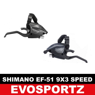 Shimano EF51 9x3 Speed Shifter Set