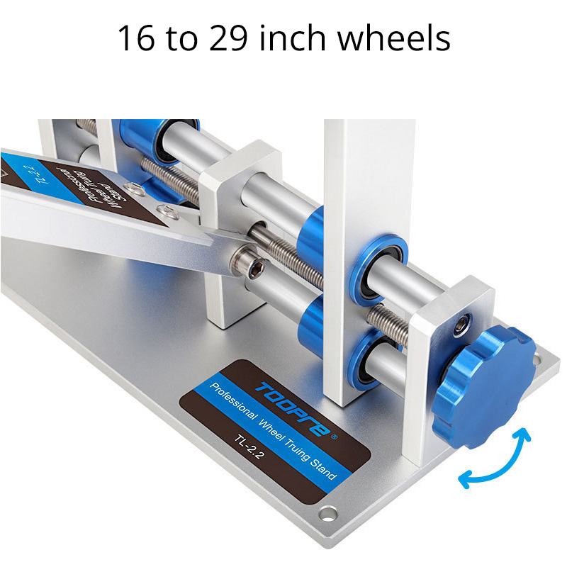 wheel truing without stand