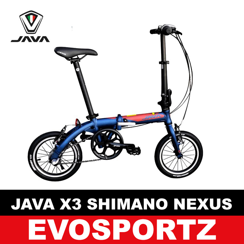 Java X3 Shimano Nexus 16 Inch 21 Model Folding Bike Evosportz Singapore