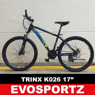 Trinx K026 Mountain Bike (17" Black-Blue-Yellow) (As Seen)