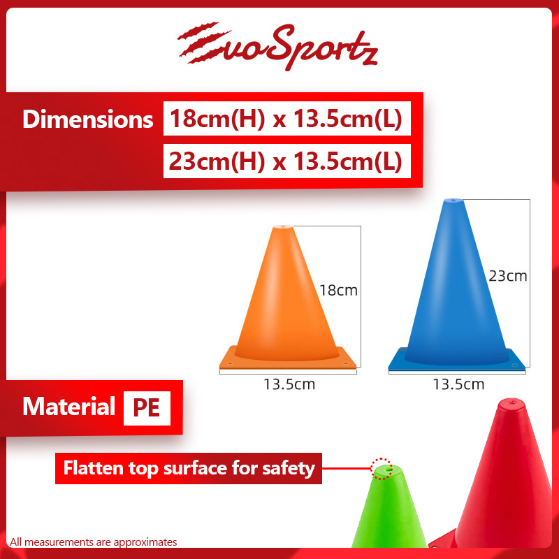 EvoSportz Plastic Cone EvoSportz Singapore
