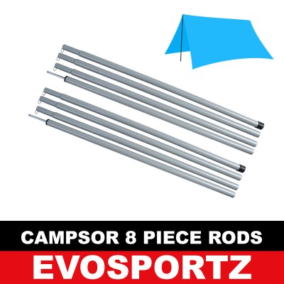Campsor 8 Piece Rods