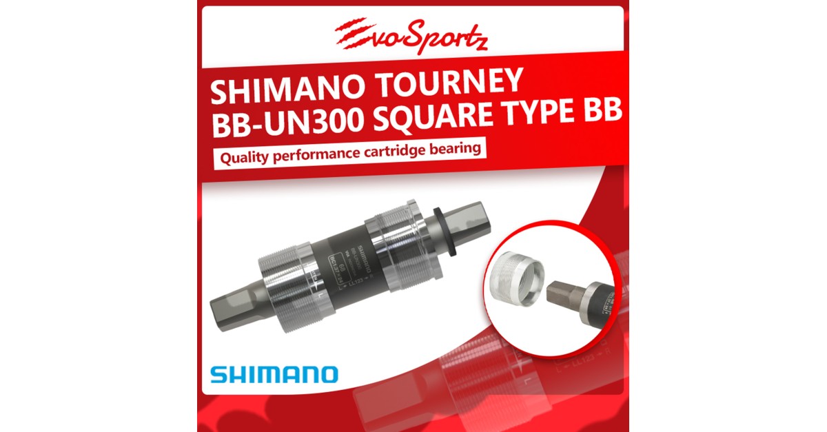Shimano Tourney BB-UN300 Bottom Bracket | EvoSportz Singapore