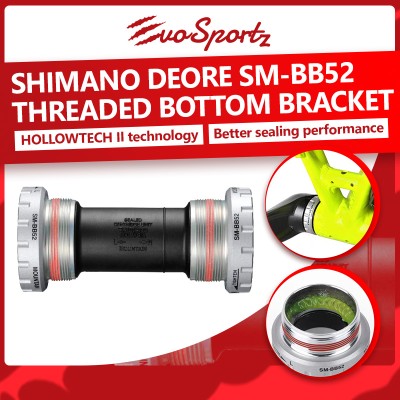 Shimano Deore SM-BB52 Hollowtech II Bottom Bracket