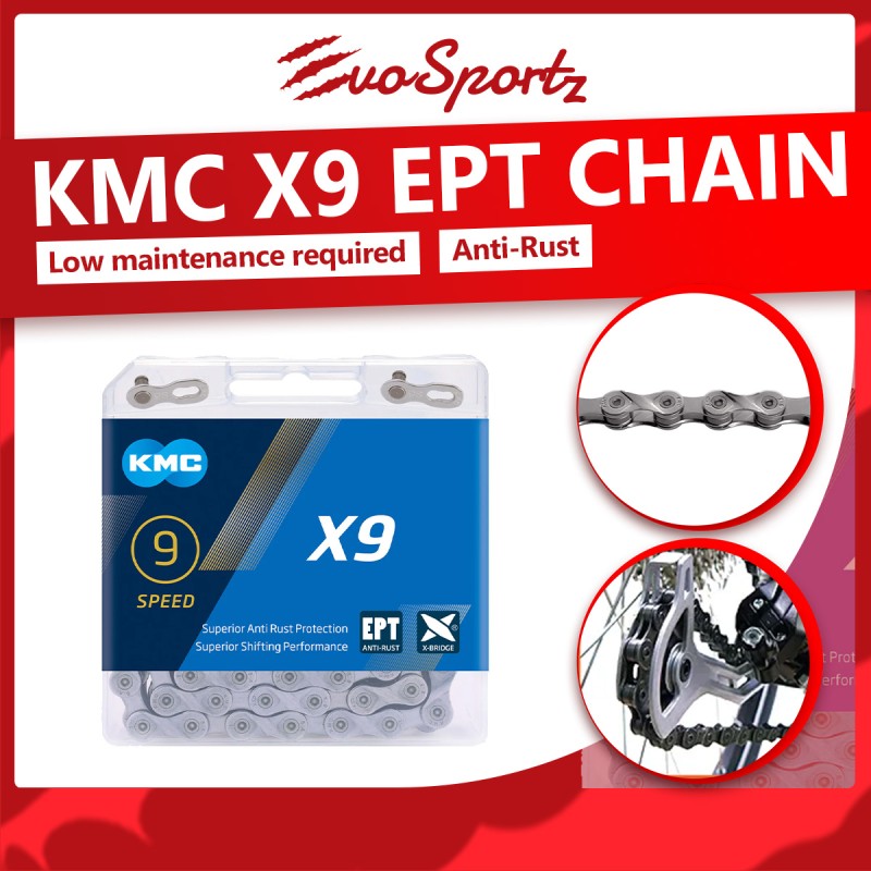 Kmc x9 ept 9 speed chain 2025