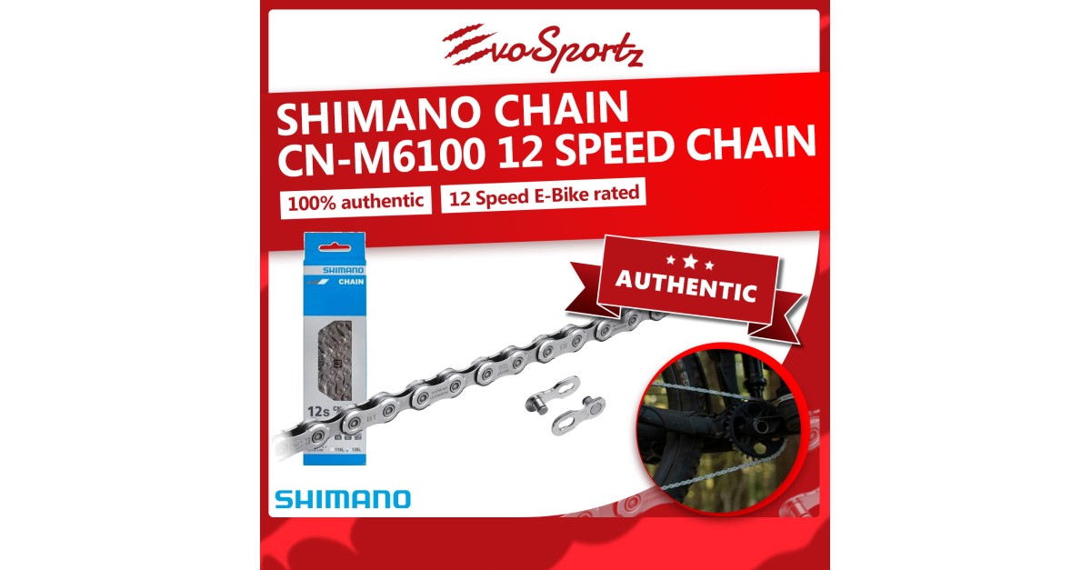 Shimano Chain CN-M6100 12 Speed Chain | EvoSportz Singapore