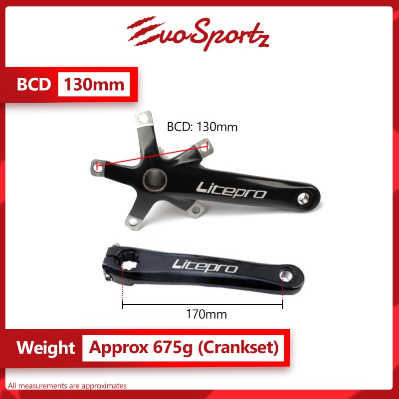 Litepro hollowtech crankset online