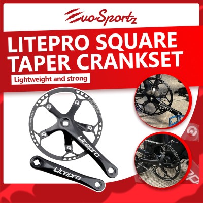 Litepro Square Taper Crankset