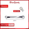 ONXVE Bicycle Crank Arm Silver BCA-1