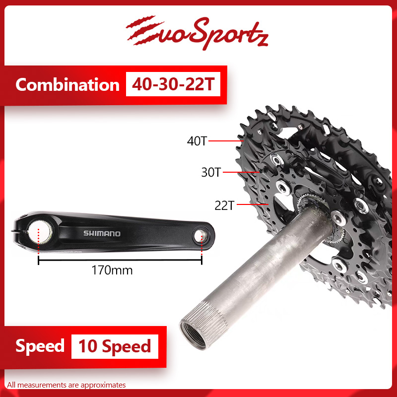 Shimano Deore FC-MT500 Crankset | EvoSportz Singapore