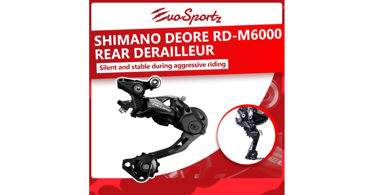 Shimano Deore RD M6000 SGS Rear Derailleur EvoSportz Singapore