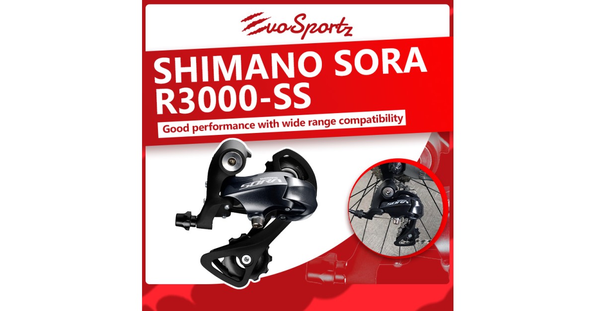 Shimano rear derailleur range top