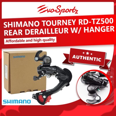 Shimano Tourney RD-TZ500 Rear Derailleur w R Adap Shimano Tourney RD-TZ500 Rear Derailleur w R Adap