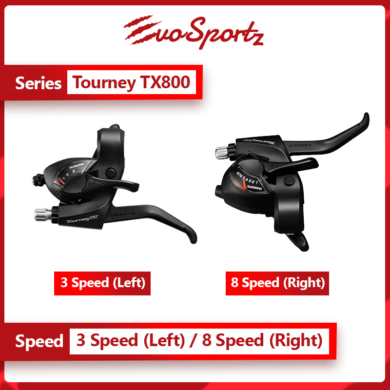 Shimano Tourney TX800 aubergine Speed