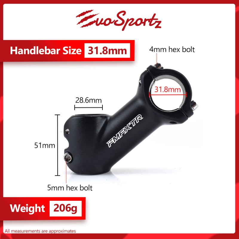 FMF 45 Degree Angled Bike Stem EvoSportz Singapore