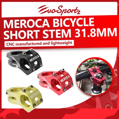 Meroca Bicycle Short Stem 31.8mm
