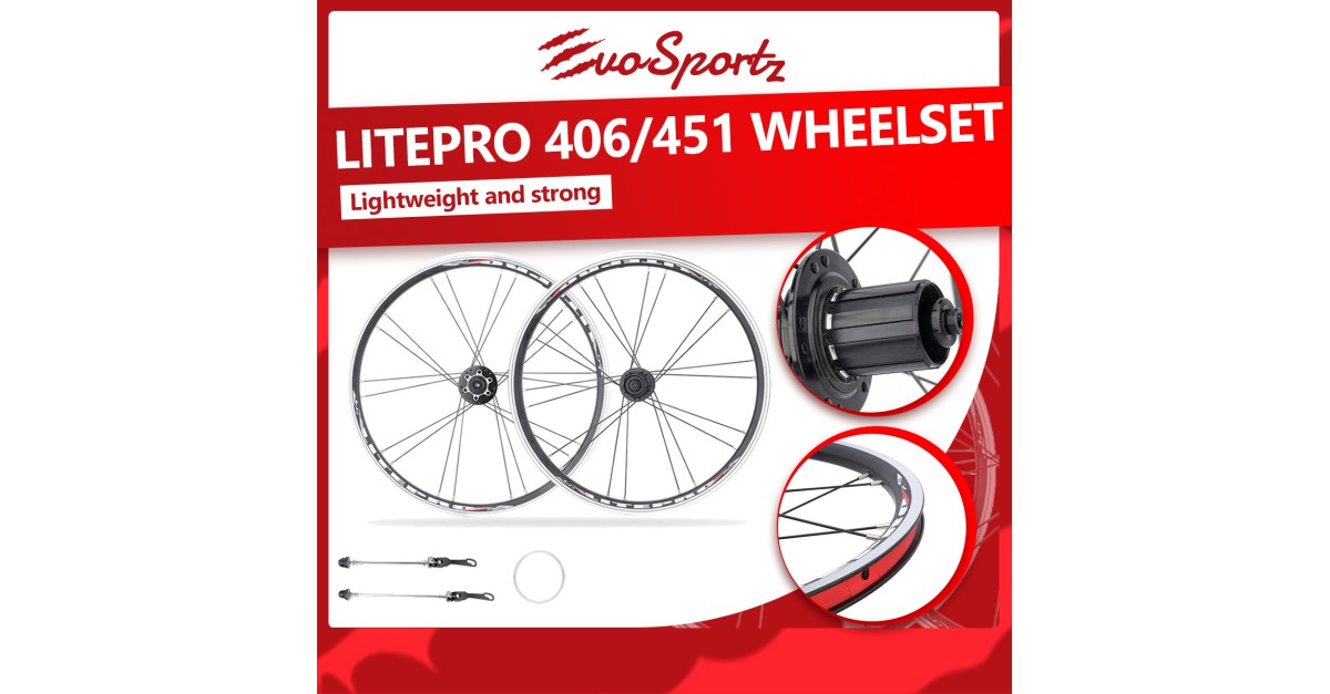 Litepro 406 451 Wheelset EvoSportz Singapore