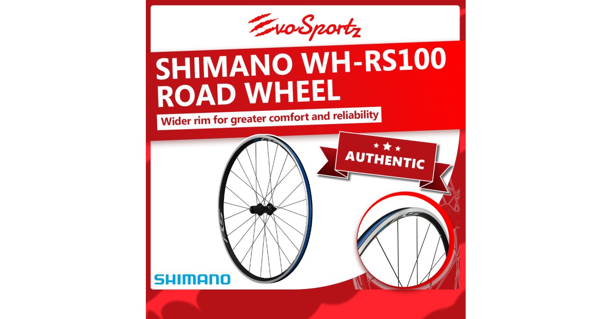 Shimano WH-RS100 Road Wheel | EvoSportz Singapore