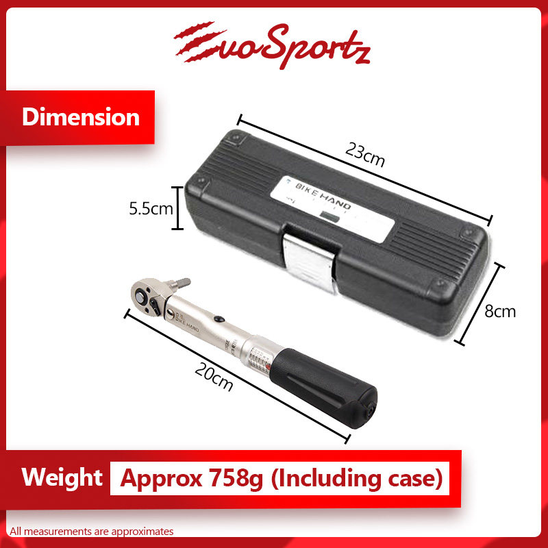 Bike Hand Torque Wrench Set YC-617-2S | EvoSportz Singapore
