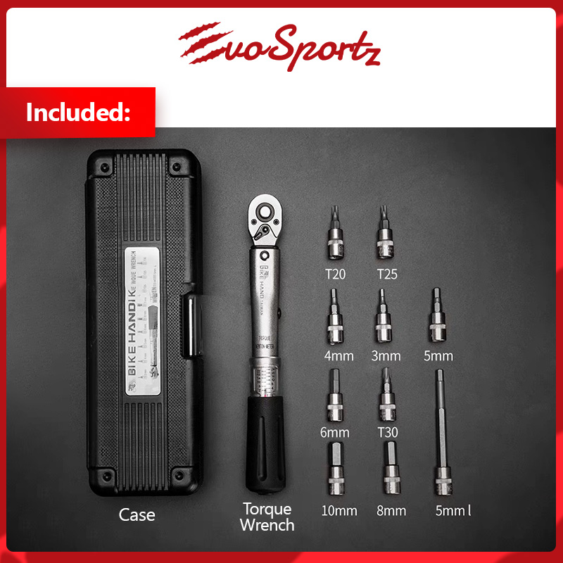 Bike Hand Torque Wrench Set YC-617-2S | EvoSportz Singapore