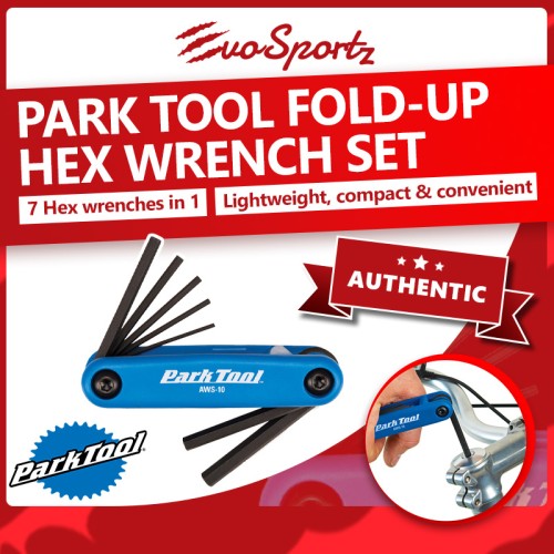 Park Tool Fold-Up Hex Wrench Set AWS-10