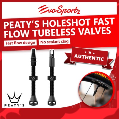 Peaty's HoleShot Fast Flow Tubeless Valves