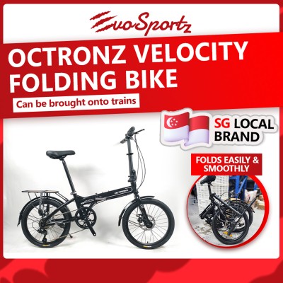 Octronz Velocity Folding Bike (Black)