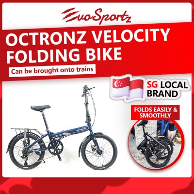 Octronz Velocity Folding Bike (Chameleon Blue)
