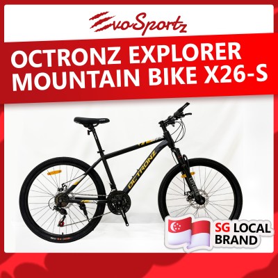 Octronz eXplorer Mountain Bike (X26-S Black-Yellow)
