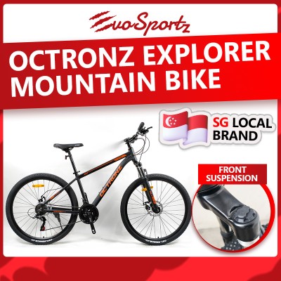 Octronz eXplorer Mountain Bike (X27 Matte Black)