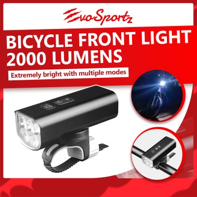 Bicycle Front Light 2000 Lumens Bicycle Front Light 2000 Lumens