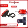 5 LED Power Beam Bike Light Set