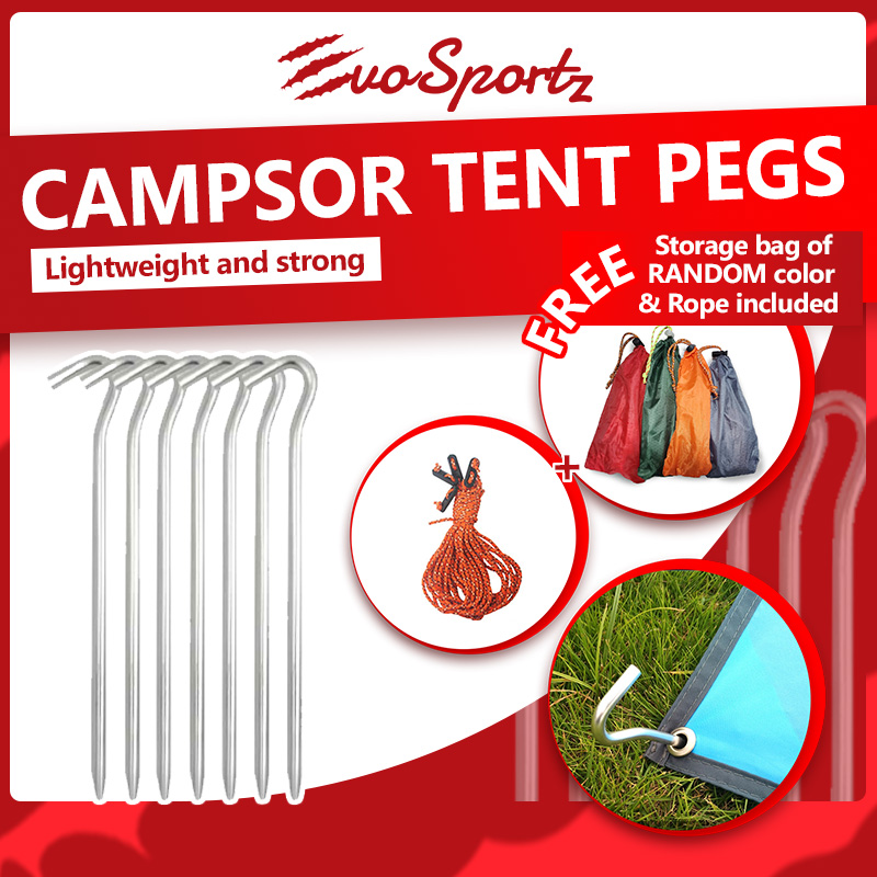 Campsor Tent Pegs EvoSportz Singapore