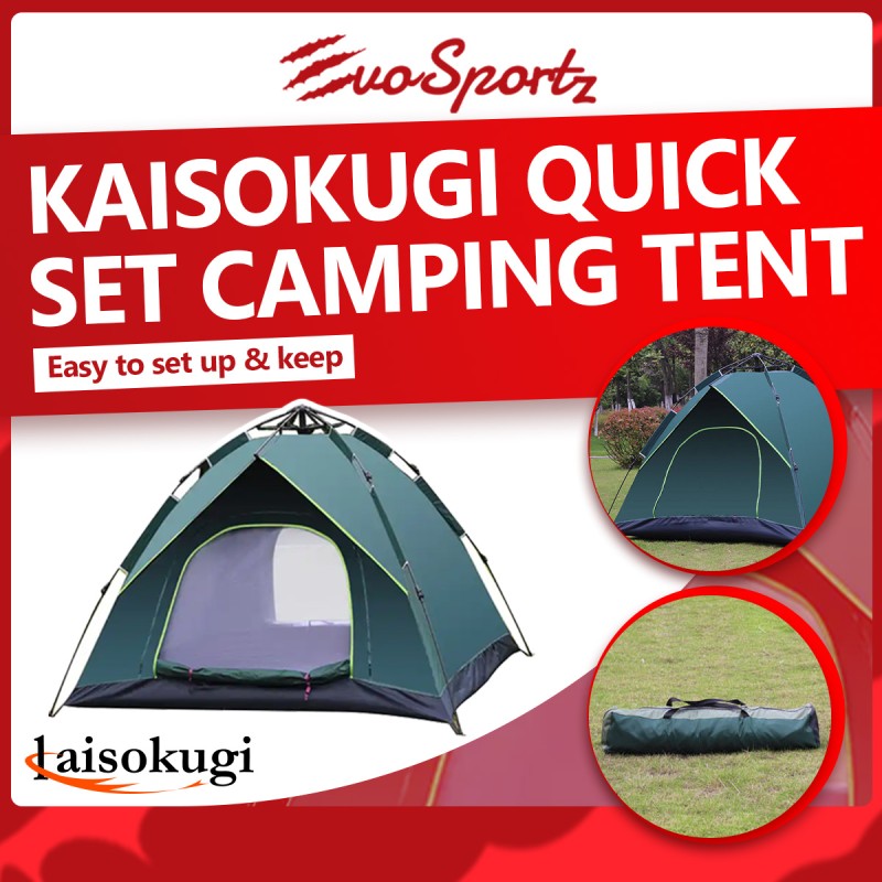 Kaisokugi Quick Set Camping Tent EvoSportz Singapore