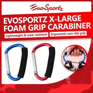 EvoSportz X-Large Foam Grip Carabiner