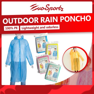 Outdoor Rain Poncho