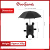 Bicycle Phone Holder with Mini Umbrella Shade