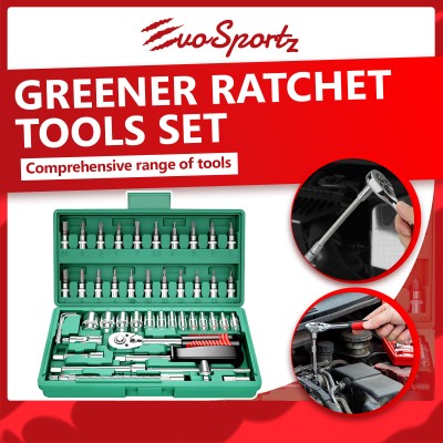 Greener Ratchet Tools Set