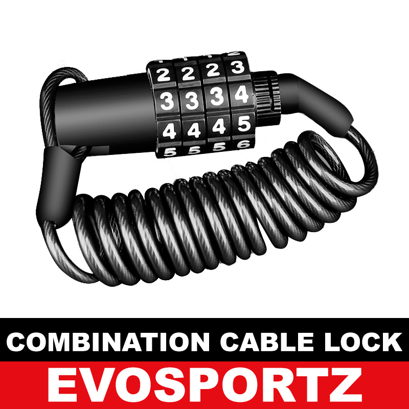 Combination Cable Lock EvoSportz Singapore