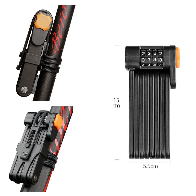 Bicycle Folding Combination Lock EvoSportz Singapore