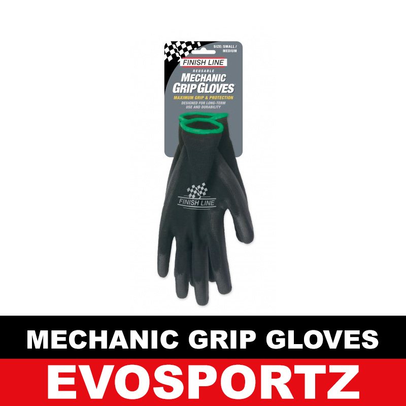 Finish Line Mechanic Grip Gloves EvoSportz Singapore