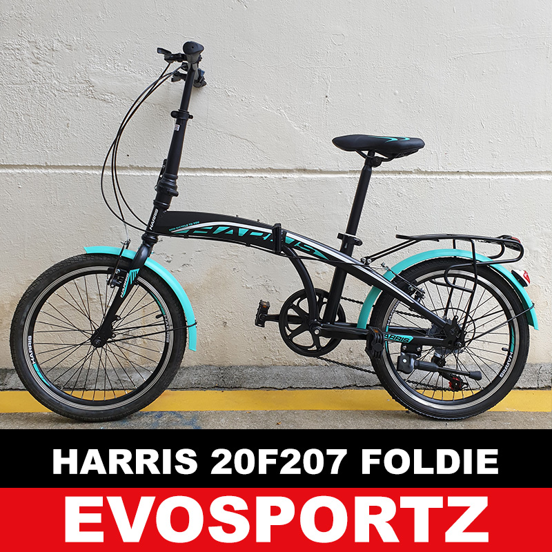 Harris Folding Bike 20F207 (Turquoise