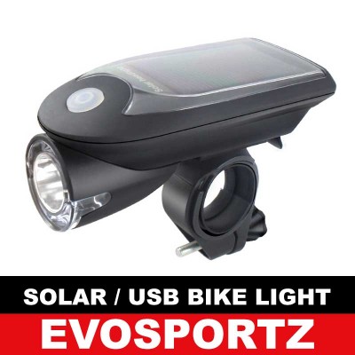 Solar / USB Rechargeable Bike Light